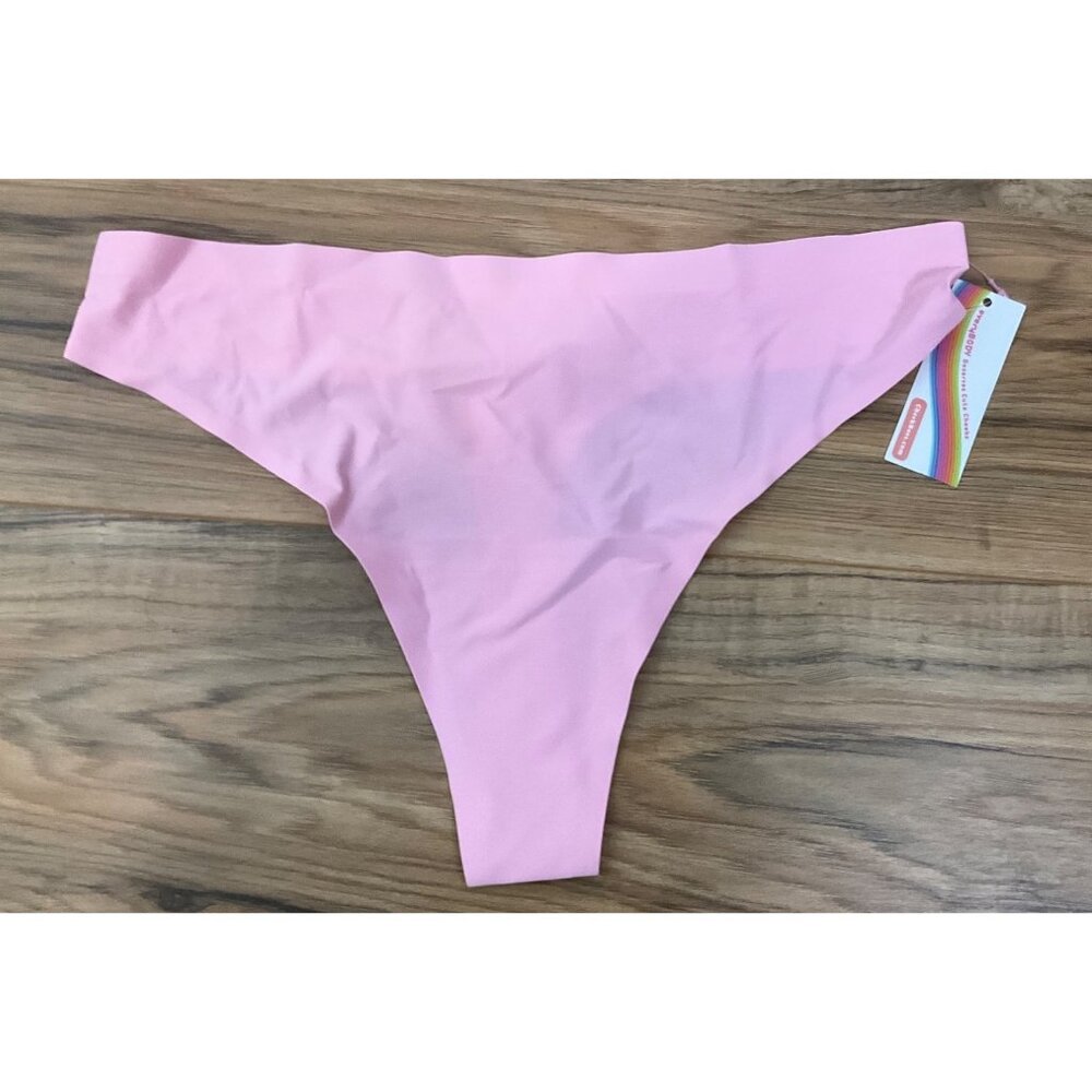 NWT Cheek Boss Pink Thong Size: X Large